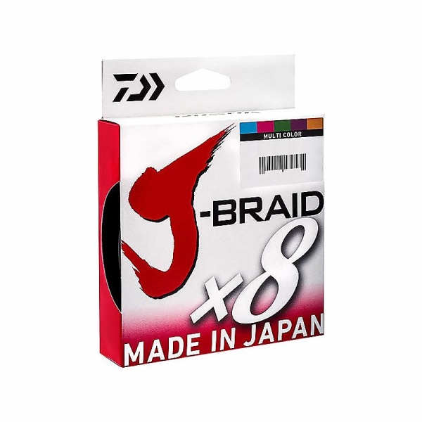 Daiwa J-Braid X8 Multi-colour 300m - Bilde 3