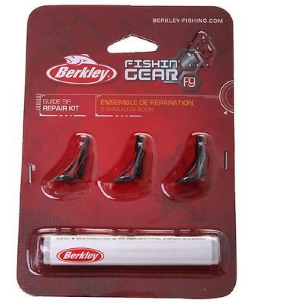 Berkley Rod Tip Repair Kit - 3 stk toppringer med lim - Bilde 2