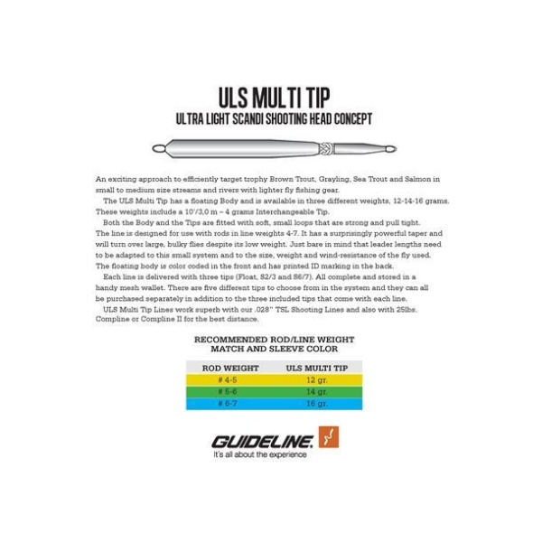 Guideline ULS Multi Tip Float - Bilde 2