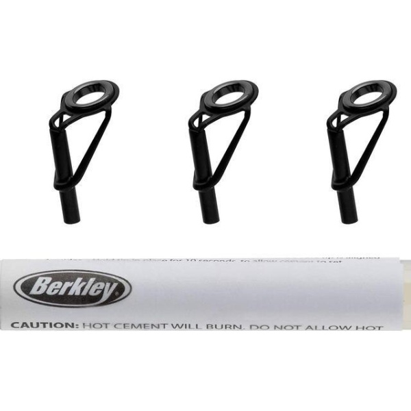 Berkley Rod Tip Repair Kit - 3 stk toppringer med lim