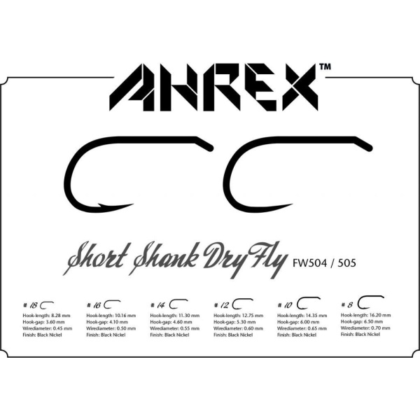 Ahrex FW505 - Short Shank Dry Barbless - Bilde 2
