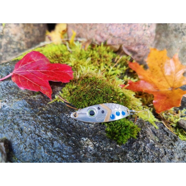 Spinn Craft Trout1 10g/55mm Sølv/Cobber/Blå prikker/Svarte prikker