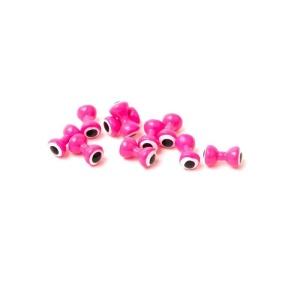 Double Pupil Lead Eyes Fl Pink W White and Black