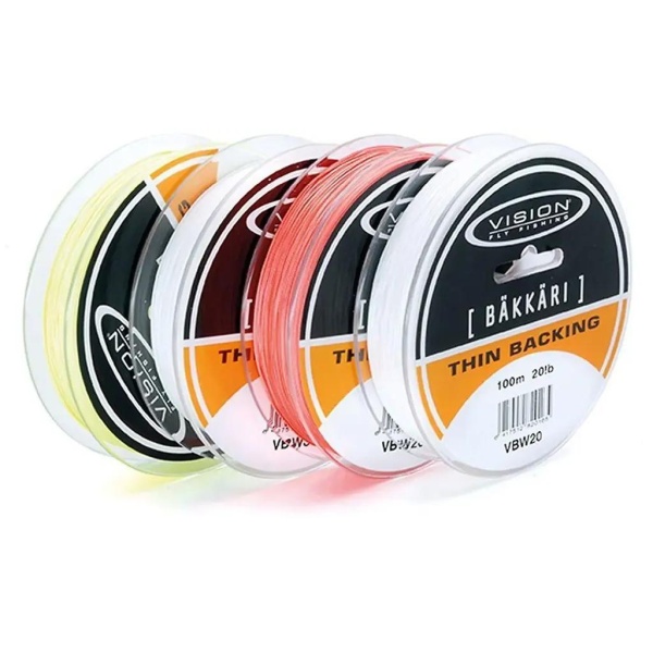 Vision Bäkkäri Backing 250m Chartreuse 30lb