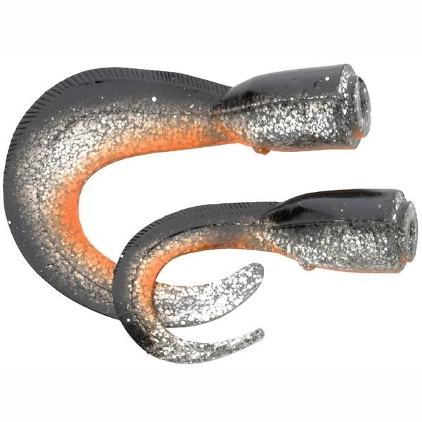 SG 3D LB Hard Eel Tails 25cm 2pcs 01-Dirty Silver
