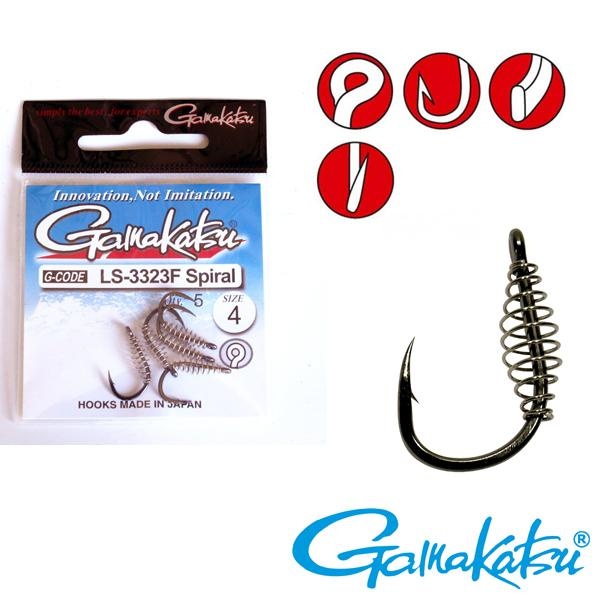 Gamakatsu Hook LS-3323F Spiral N/L STL.