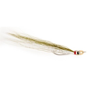 Jiggy Fly Dk. Olive/White #6