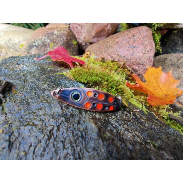 Spinn Craft Trout1 10g/55mm Cobber/Røde prikker/Svarte prikker