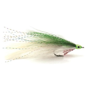 Lefty's Deceiver - White/Green #4