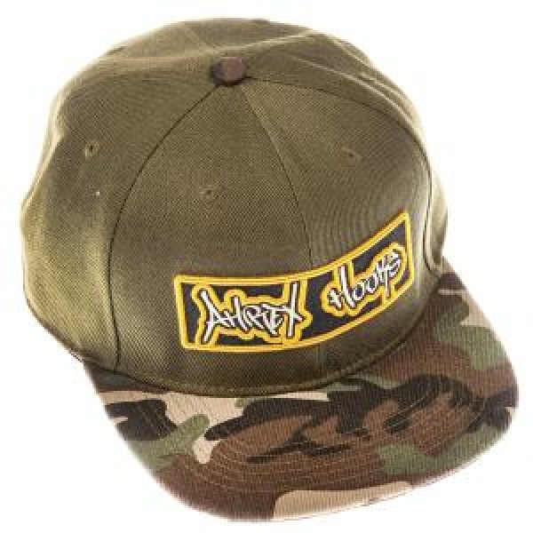 Ahrex Flat Brim Patch Cap – Camo