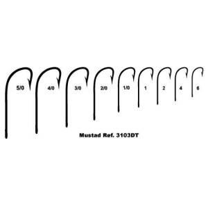 Mustad 3103DT, 2/0, "Limerick", 25/ESKE