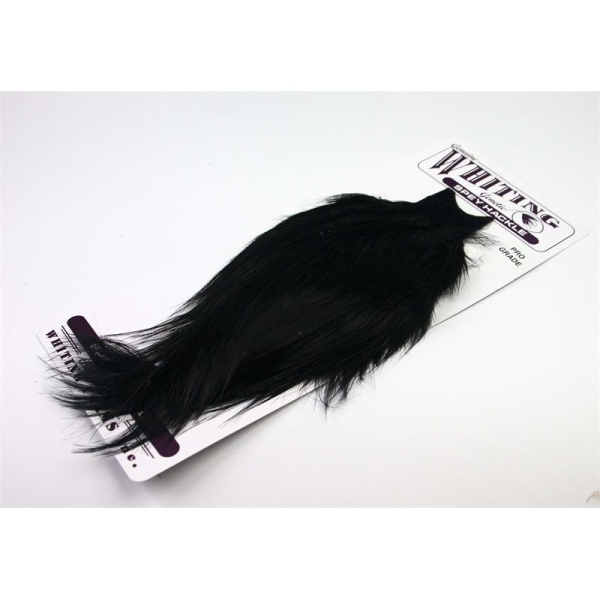 Whiting Spey Hackles Pro Grade Cape Black
