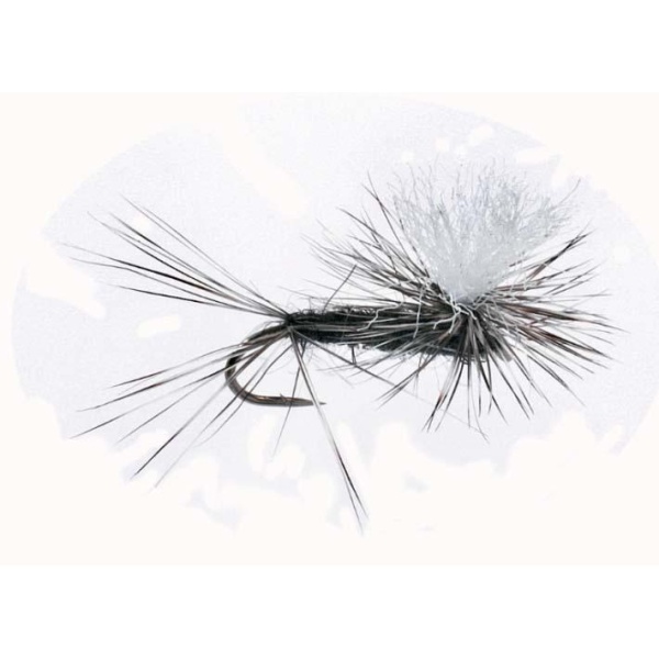 Tørrfluer 2-pk Black Grizzly Parachute