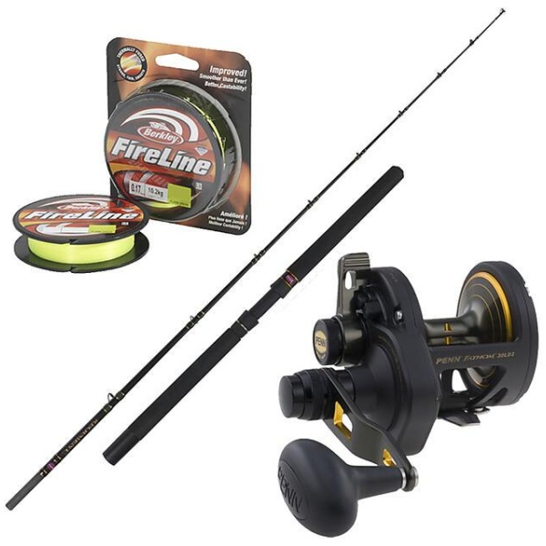 Penn Proff 2-speed Havfiskesett 12-30lbs