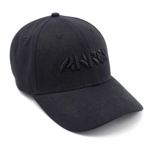 Ahrex Bold Script Cap – Black on Black