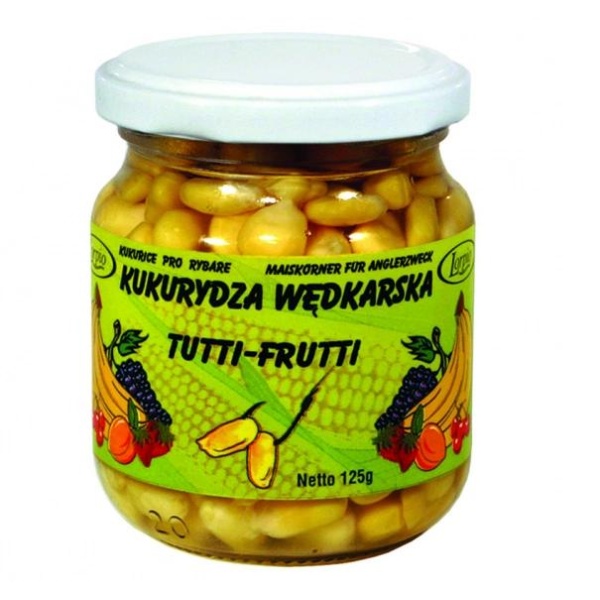 Lorpio Corn Flavoured In Juice 125 g - Tutti Frutti