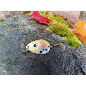 Spinn Craft Trout2 9g/40mm Cobber/Sølv/Rød prikker/Svarte prikker
