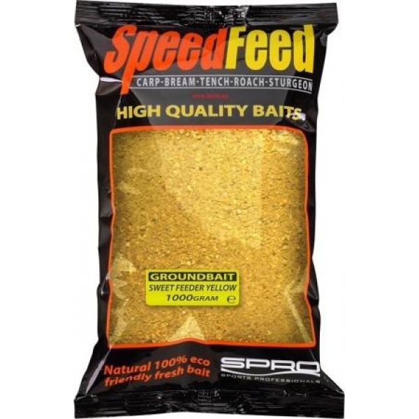 SpeedFeed Groundbait Sweet Feeder Yellow 1kg