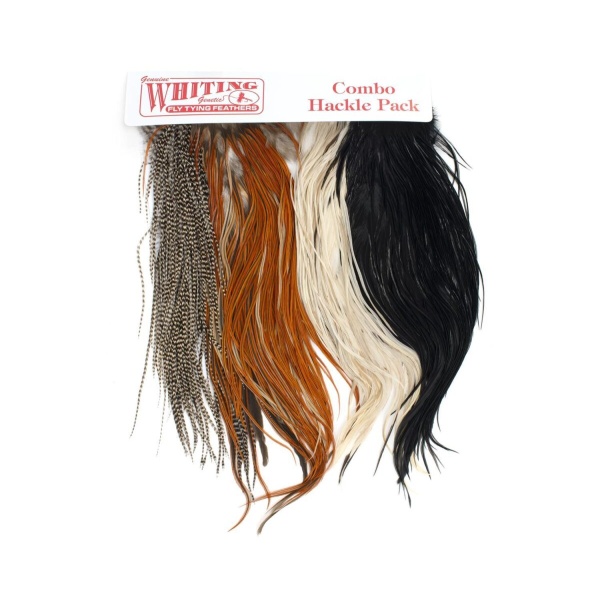 Whiting Introductory Hackle Pack Four 1/2 Saddles