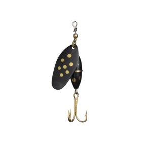 Myrans Spinner, Panter, 20g, Sort Gule Prikker
