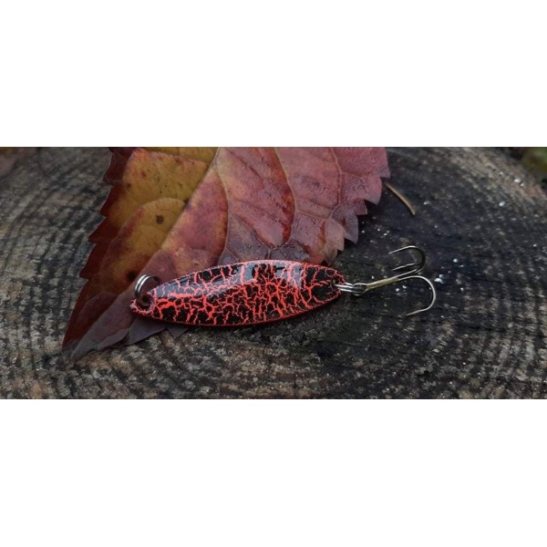 Spinn Craft Trout1 10g/55mm Svart/orange Flame