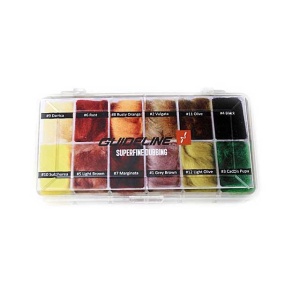 GL Super Fine Dubbing - Caddis Pupa Green