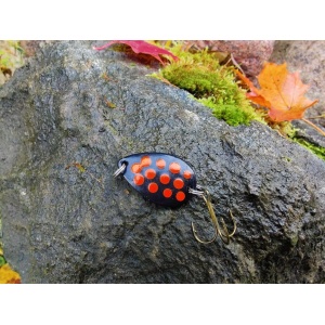 Spinn Craft Trout5 9g/45mm Svart/Rød prikker