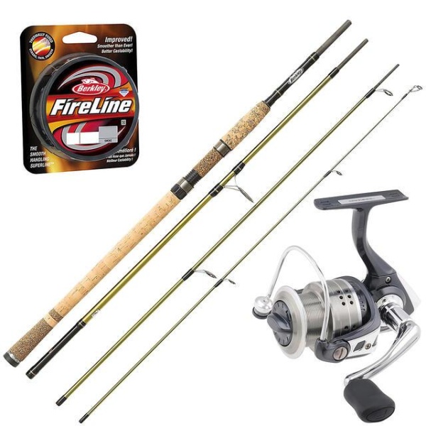 Berkley Phazer Sjø/Laks Travel Kombo 5-delt 10,6" 20-50g