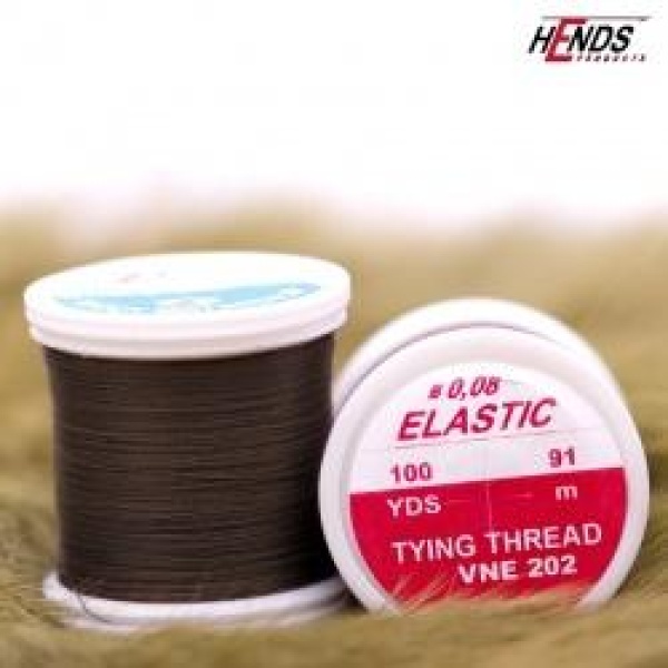 Elastic Tying Thread 202 - Brown