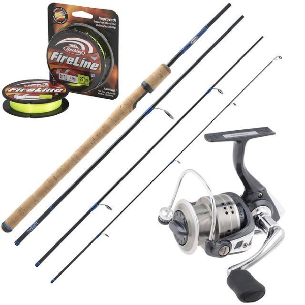 Berkley Twilight 9,6' 3-15g 4-Delt Haspelsett Best i Test Sett