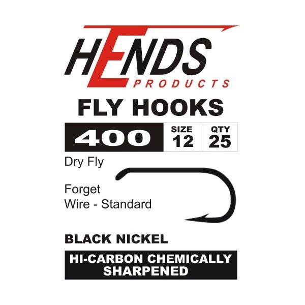 Hends Hooks Dry Fly 400 -12
