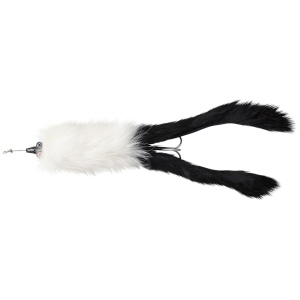 Hairy Killer 21g White Black Tail