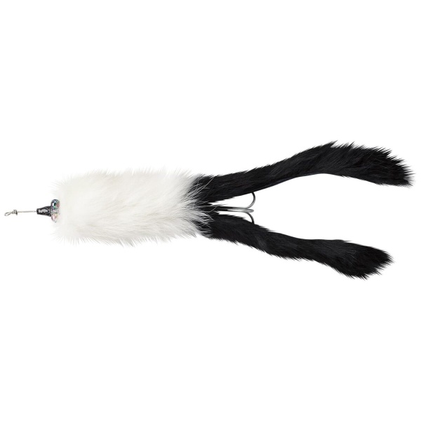 Hairy Killer 21g White Black Tail