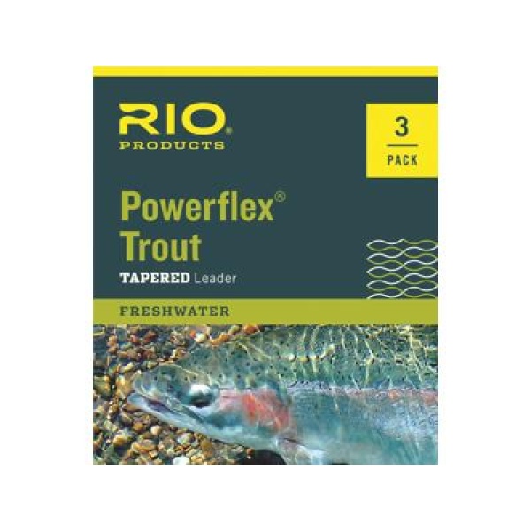 Rio Powerflex TroutLeader 3pk 9ft