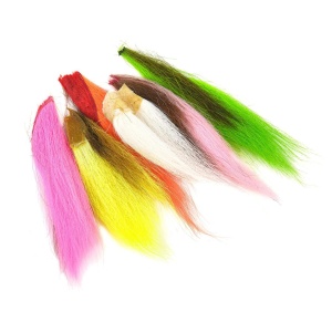 Bucktail Assort. 6 Fluorecent Colors