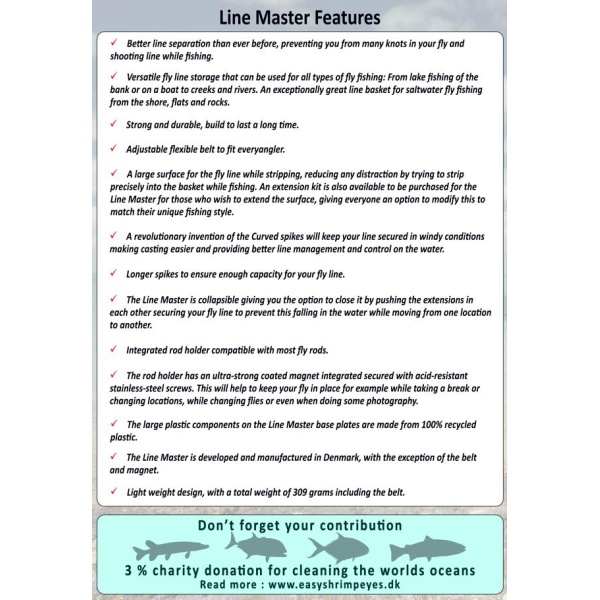 Easy Shrimp Eyes Linemaster - Black/Grey - Bilde 7