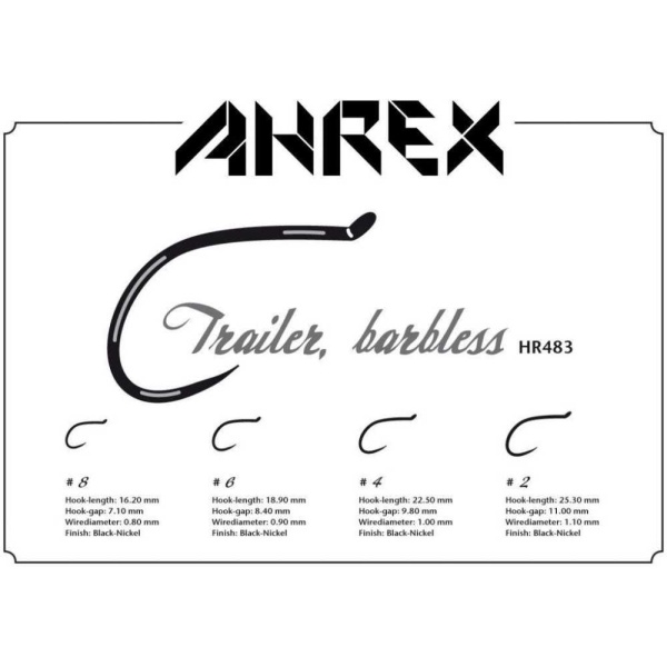 Ahrex HR483 - Trailer Hook Barbless HR - Bilde 2