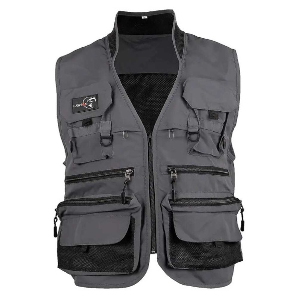 Lawson Fiskevest -8 Frontlommer + Rygglomme
