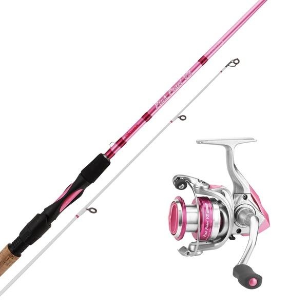 Okuma Pink Pearl V2 8'2" 213cm M 10-32g / Pink Pearl 3000 + Braid Yellow 0,19mm Combo