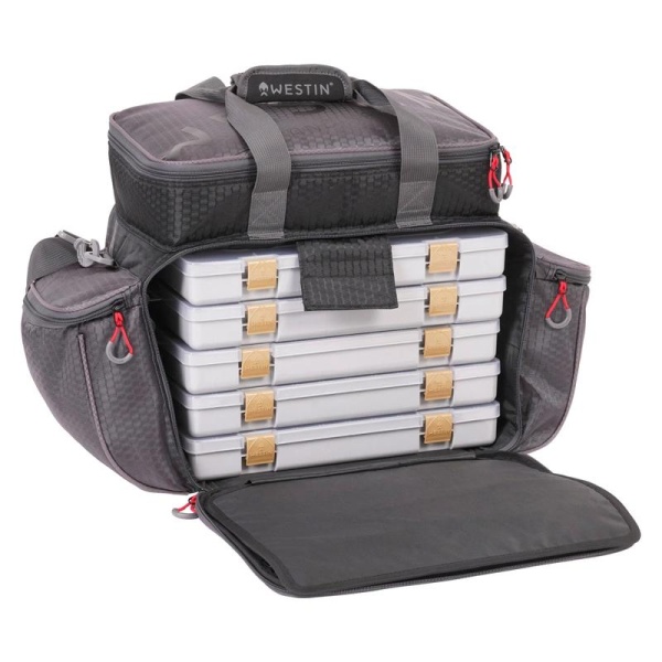 Westin W4 Master Lure Bag 5 Boxes Os Titanium Black - Bilde 3